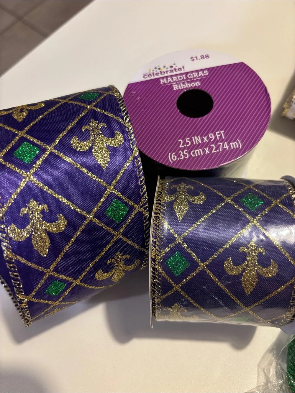 Mardi Gras Decoration Set for Wreaths